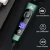 Green Smart Electric Shaver LCD Digital Display Three-head Floating Razor USB Rechargeable Washing Multi-function Beard Knife 5