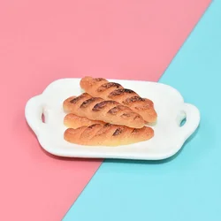 10Piece Flat Back Resin Cabochon Artificial Miniature Fake Food Bread Flat Back DIY Embellishment Scrapbooking Decoration:7*30mm