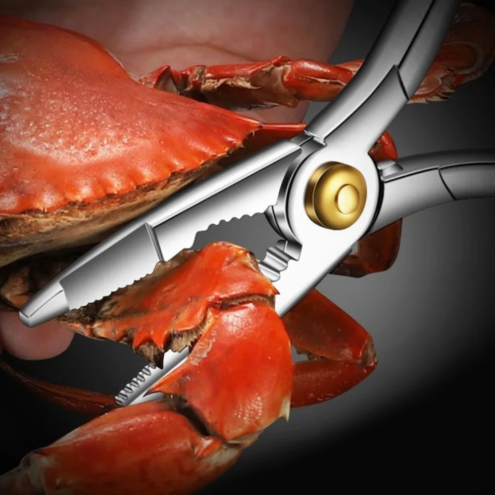 1 Set Picking Crab Meat Is Easy Seafood Tool Set Crab Crackers Picks Spoons Stainless Steel Pliers Lobster Clamp Pliers
