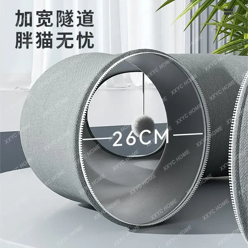 Cat Tunnel Cat Nest Rolling Dragon Channel Maze Foldable Four Seasons Universal a Facility for Children to Bore
