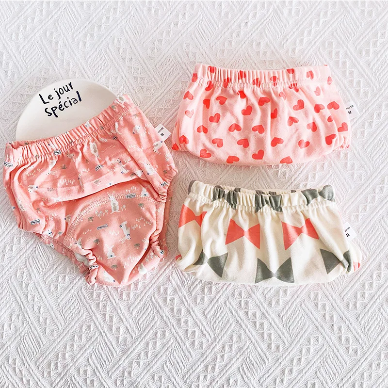 Eco-Friendly Reusable Baby Training Pants with Elastic Waist - Pack of 3