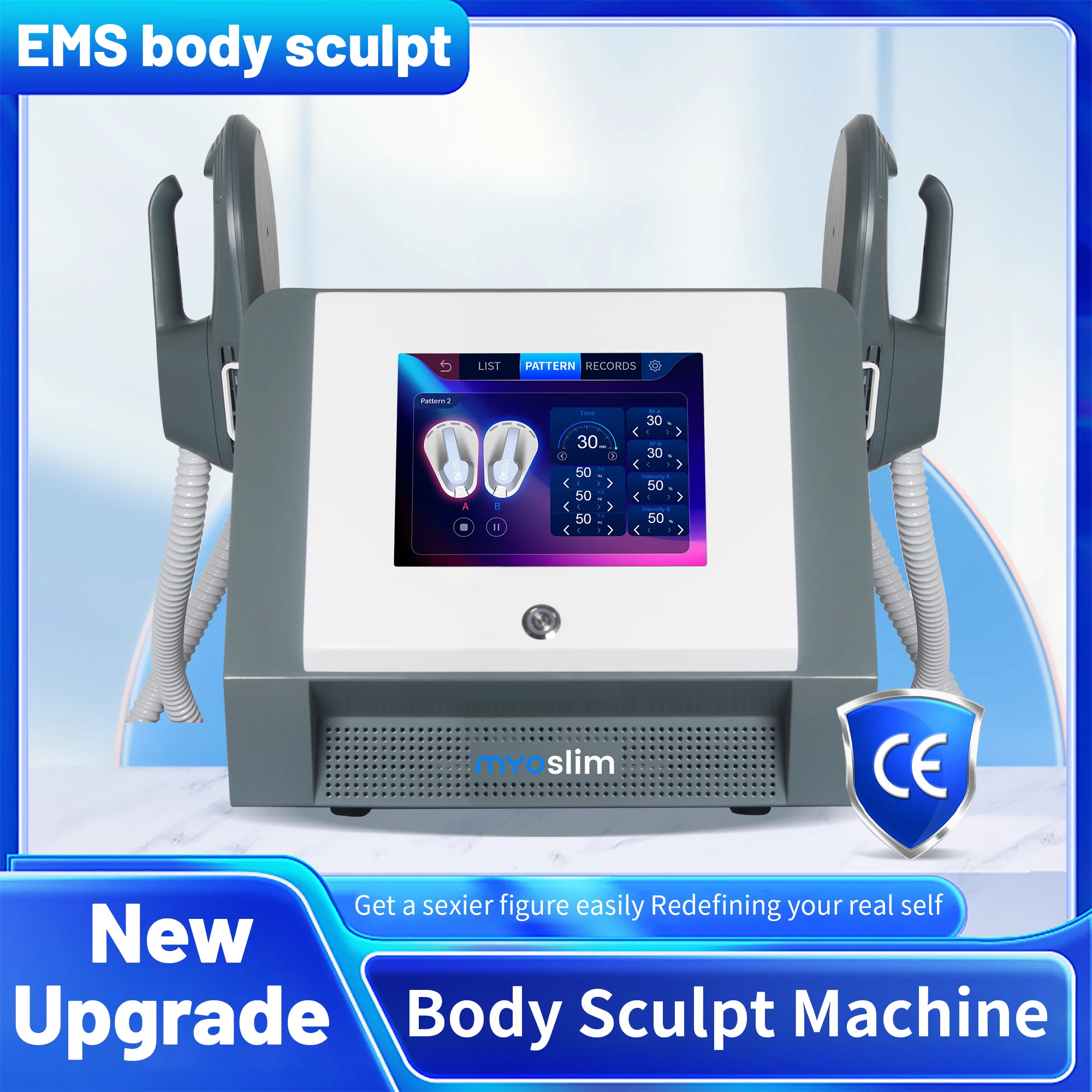 Ems Machines 15 Tesla Professional 6500w NEO Body Slimming Muscle EMS Electromagnetic Stimulate Buttock Toning 1