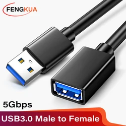 High-Speed USB 3.0 Male to Female Extension Cable - 5Gbps Data Transfer Cord - 1m (USB Male to Female)