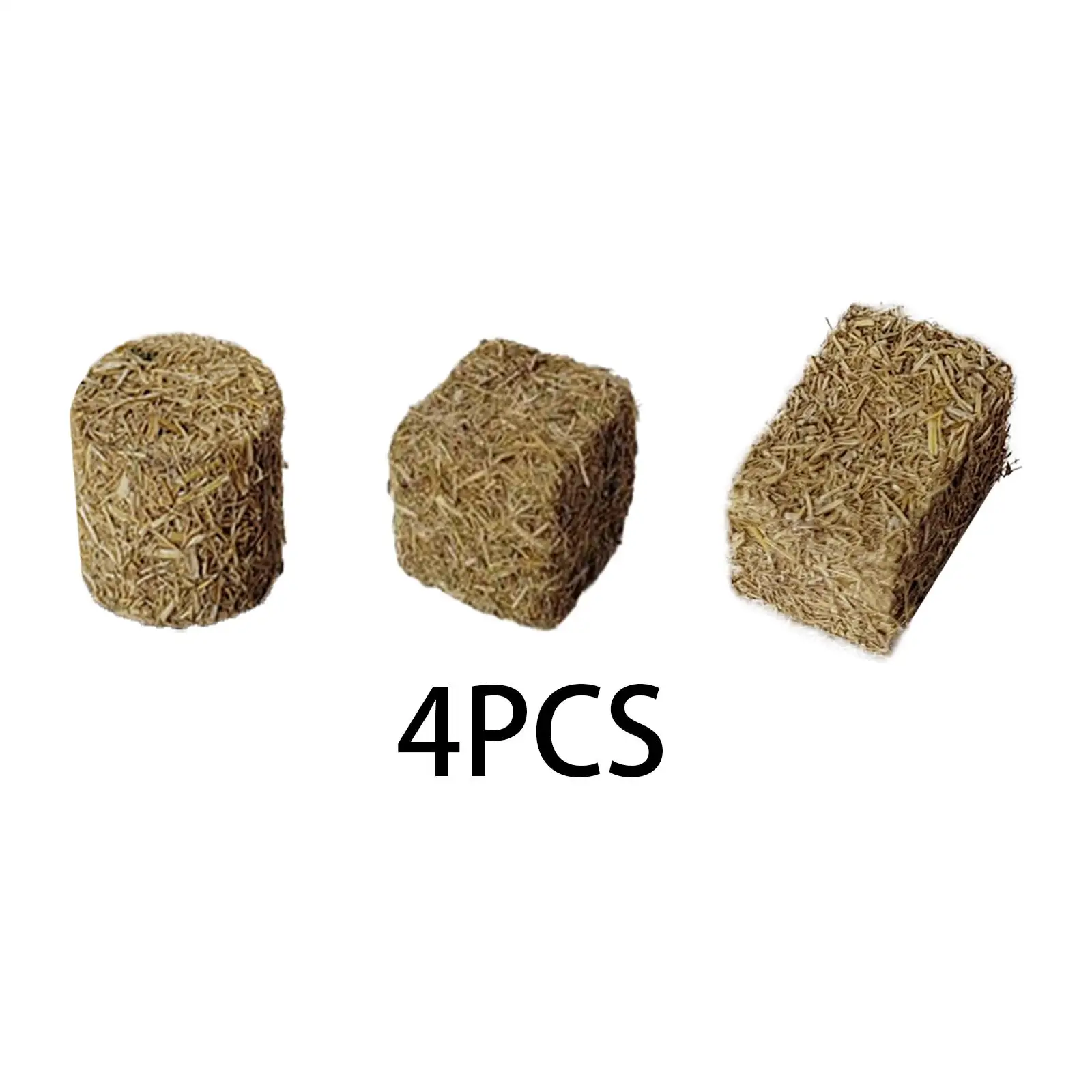 

4Pcs Mini Hay Bales Miniature Scenery Micro Landscape Simulated Haystack for Garden Home Dollhouse DIY Crafts Decoration