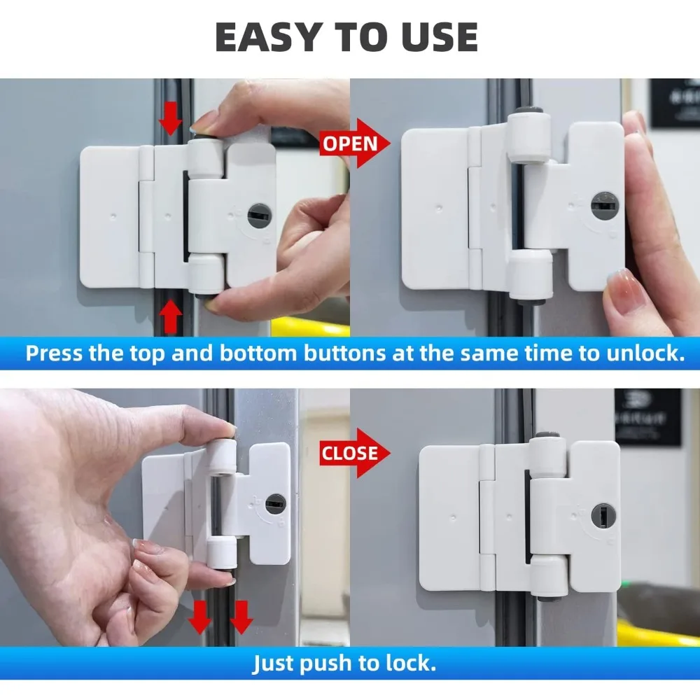 ABS Child Safety Lock for Cabinet Doors and Drawers