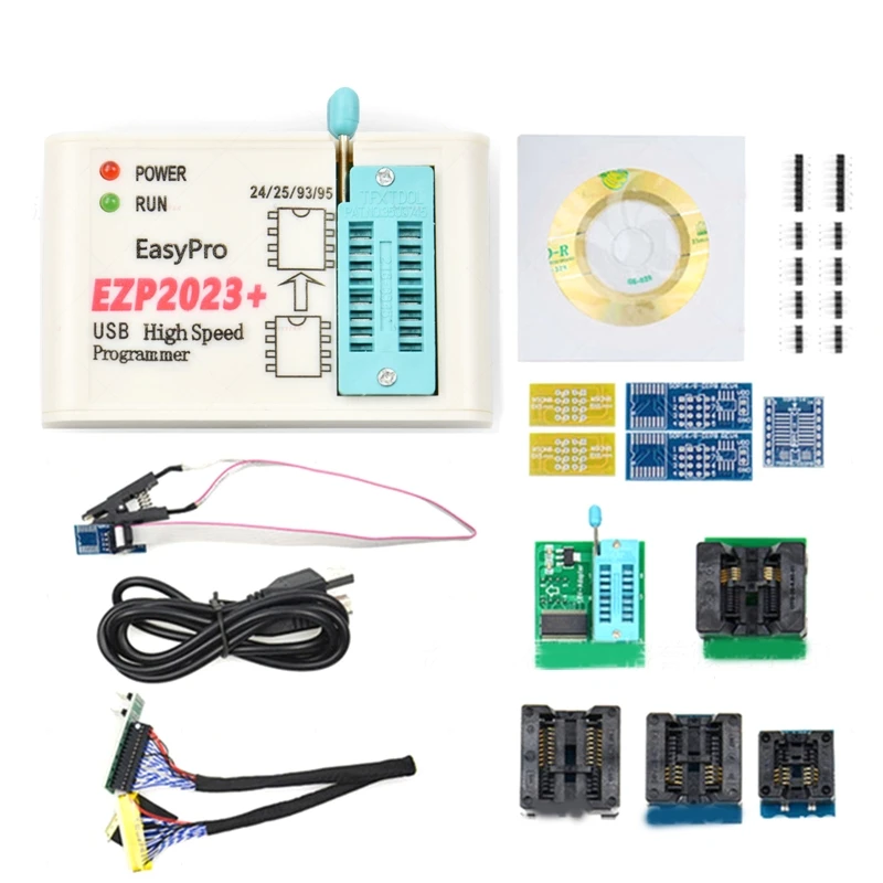 EZP2023 USB ���� ���α׷��� ���� 25 �÷��� SPI 24 25 93 95 EEPROM for Windows 2000/XP/Vista/Win7/8/10 T84C
