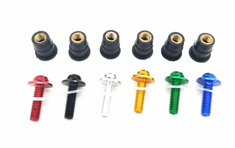 motorcycle Windshield Bolt windscreen spire Fastener Screw For YAMAHA XJ6 N XJ6 DIVERSION XSR 700 ABS XSR 900 ABS 1200 auto fasteners motorcycle screws motorcycle fasteners