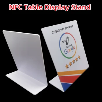 NFC 스탠드 디스플레이 테이블, 구글 리뷰용 NFC 카드 스탠드, 구글 리뷰용, 구글 NFC 스탠드 디스플레이, 13.56Mhz