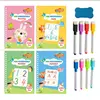 New Lettering Calligraphy Set Montessori Magical Tracing Workbook Erasable Magic Book for Children Reusable Notebook Writing 2