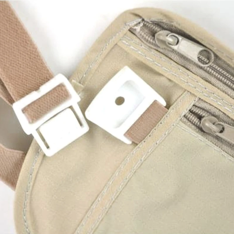 Travel Money Belt RFID Against Invisible Theft Secret Wallet