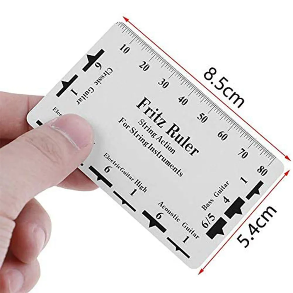 

Линейка для гитары с зазубринами и прямыми краями, инструмент Luthiers с линейкой-струной, измеритель, линейка из ПВХ-струны, линейка для гитары