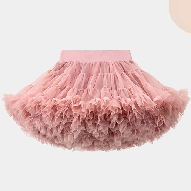 Mini jupe tutu de ballet en tulle pour fille, vêtements de princesse pour  enfants - AliExpress