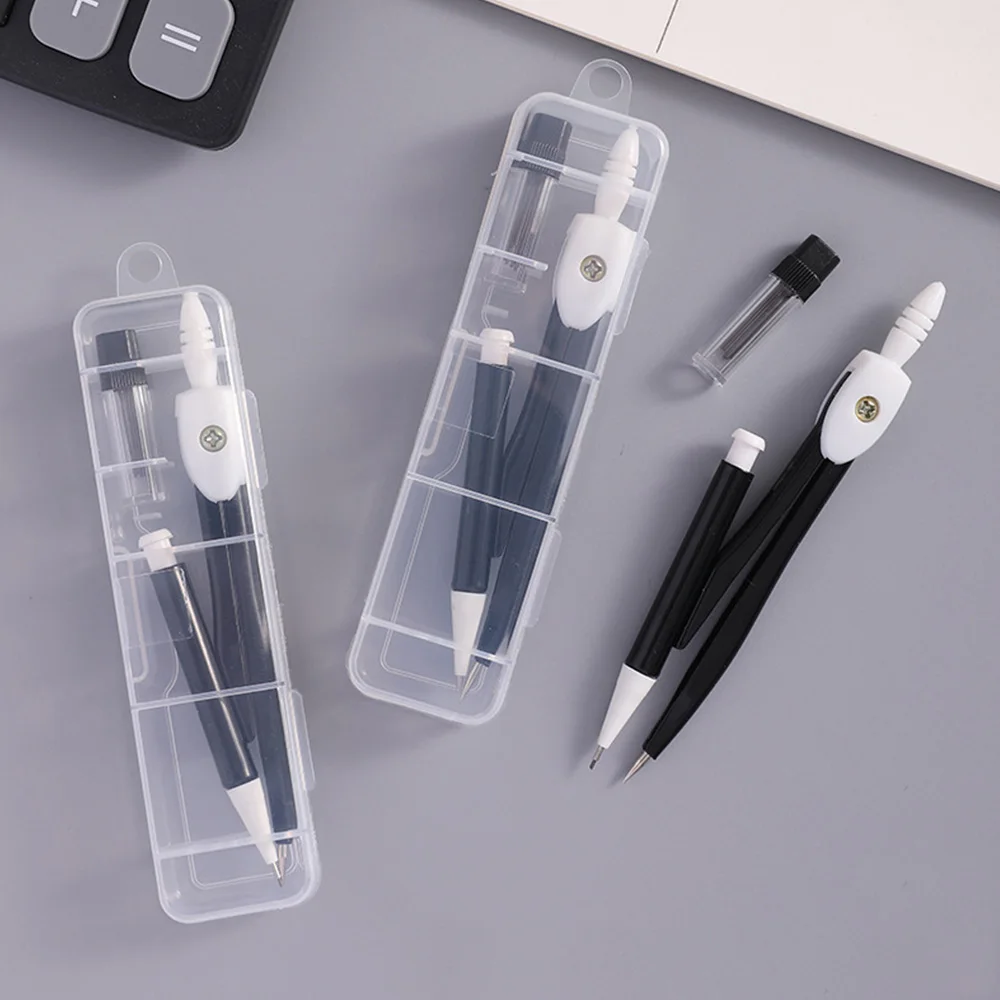 Simple Pratical Pfofessional Compass Set Math Geometry Circle Drawing Tools Office School Supplies Student Stationery Gifts drawing compass