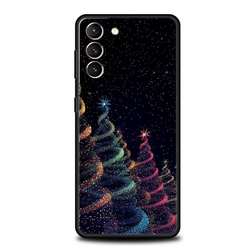 Festive Merry Christmas Tree Soft Silicone Phone Case