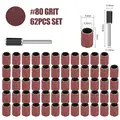 62pcs 80 Grit 1l4