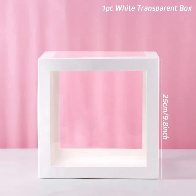 Alphabet Name Box transparente Baby party benutzer definierte Brief Ballon Box Hochzeit 1. Geburtstags feier Dekoration Junge Kinder Latex Ballon – Detail 5
