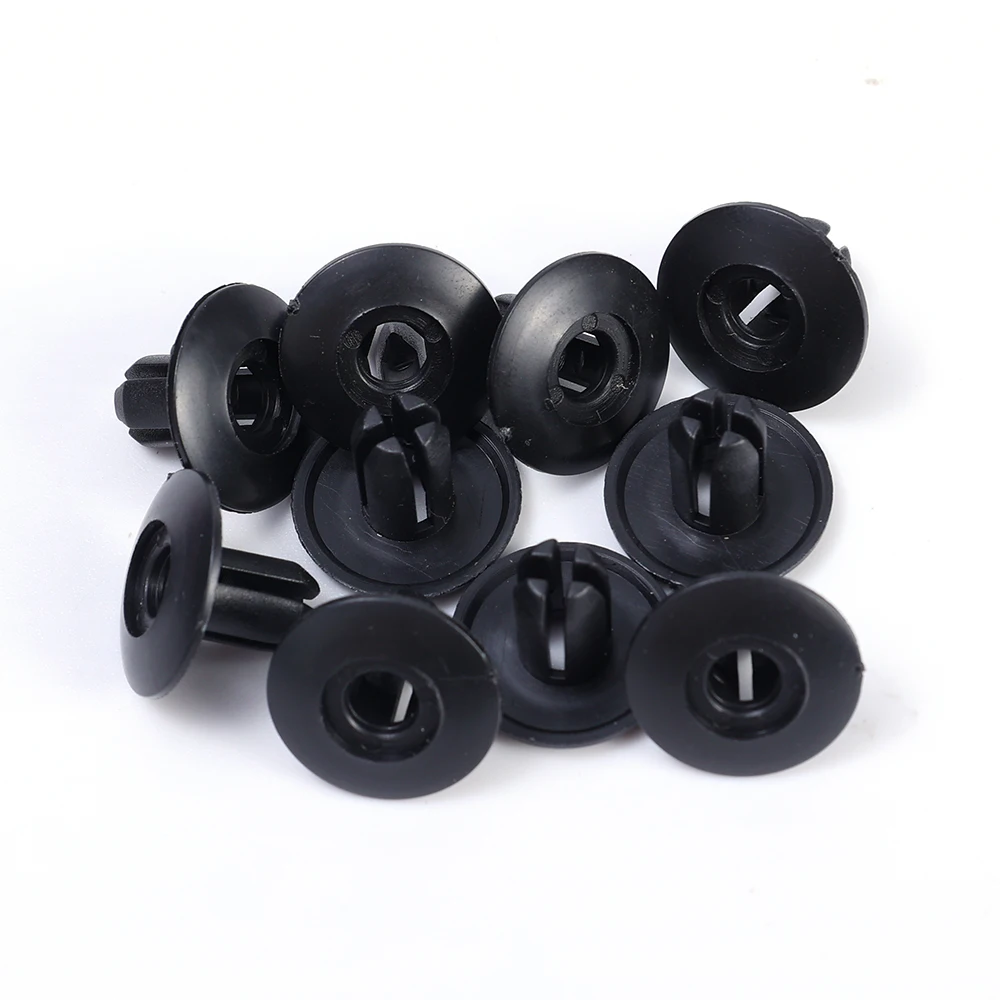 100 Pcs Fender Push Clips Retainer Plastic Rivet Fastener 7mm For - Foto 9