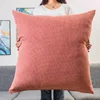 Large Square Pillowcase Coffee Sofa Back Huge Cushion Cover Washable Living Room Bedroom Pillow Cases Solid Color 55/60/70/80CM 4