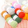 4 Strands Colored Wool Yarn Hand Knitting Raw Materials Hand-knitted Hats and Scarfs. 5