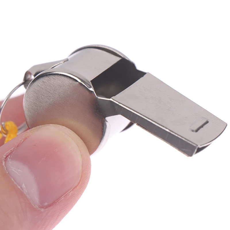 

Stainless Steel Whistle First Aid Whistle Soccer Football Basketball Hockey Baseball Sports Referee Whistle Survival Outdoor