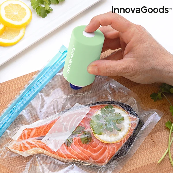 InnovaGoods | Envasadora al Vacío Recargable Ever·fresh | Envío desde España | envasadora al vacío , envasadora , conservar alimentos , envasadoras al vacio , envasadora comida , productos de cocina , accesorios cocina