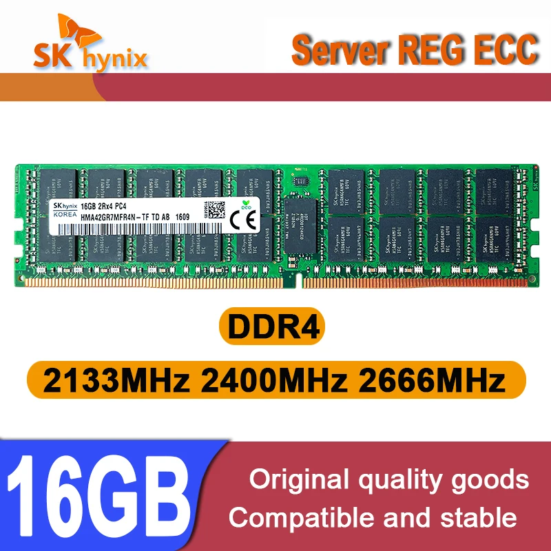 SKヒュニックス DDR4 16GB 32GB 64GB 2133P 2400T 2666V RAM PC4