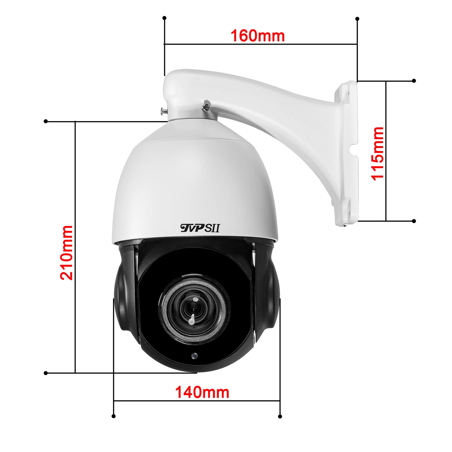 2MP 1080P 5MP Auto Cruis Infrared Led Outdoor 360° Rotation 36X