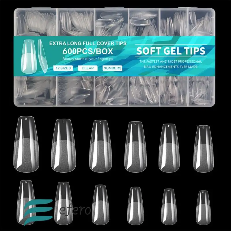 

Овальные зажимы для ногтей, мягкие и гибкие, Овальные, матовые, новые, полуматовые, не оставляющие следов маникюрные ногти, маникюрные, без следов