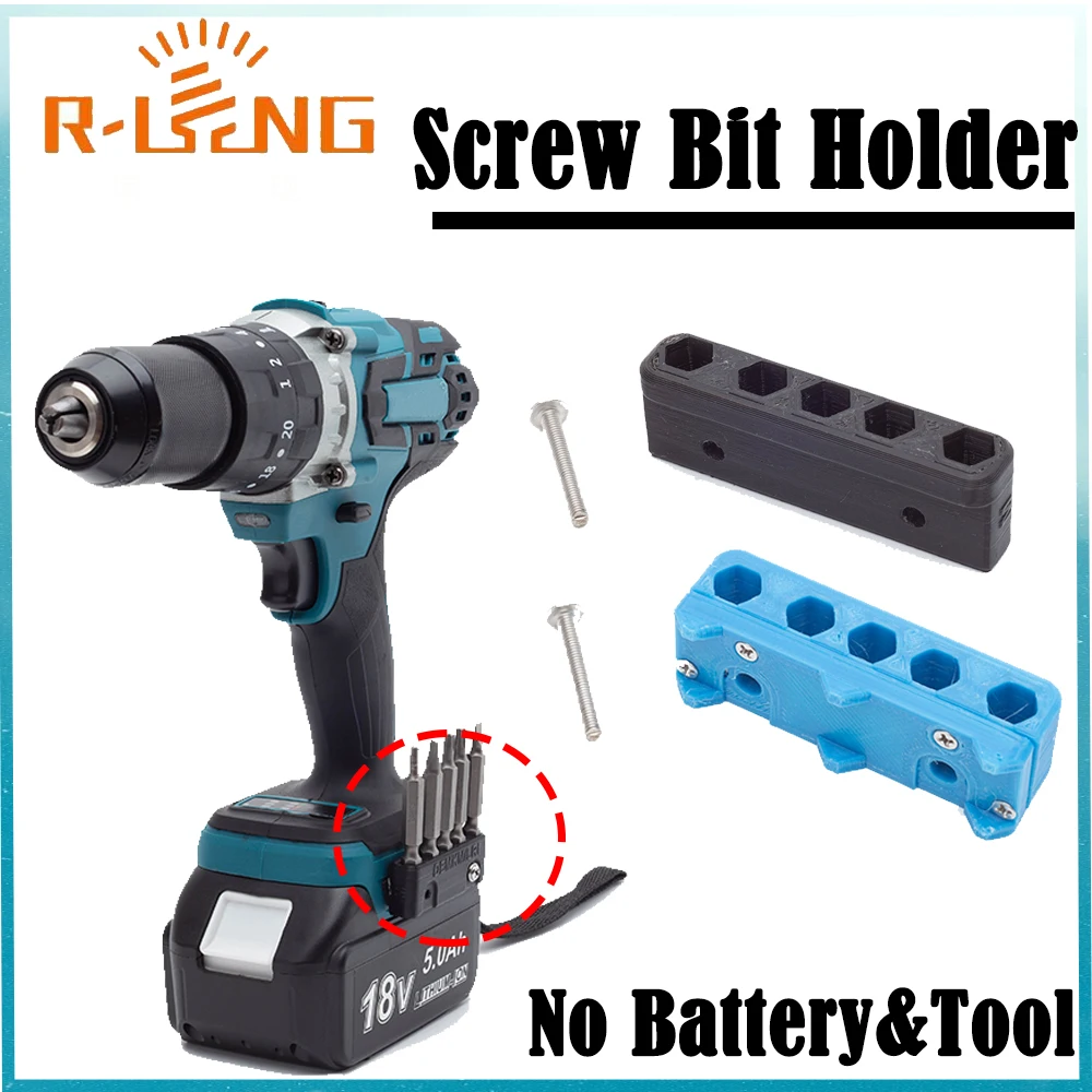ผู้ถือบิตแม่เหล็กเจาะ Bit Organizer 5 จุดชุดสกรูบิตสําหรับ Makita 18V เครื่องมือไฟฟ้าเจาะอุปกรณ์เสริม 1