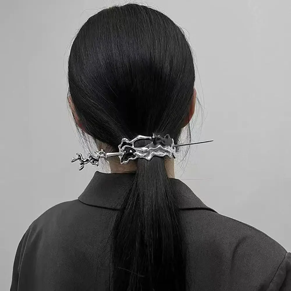 

New Headwear Hairstyle Tools Headdress Geometric For Girls Hanfu Hairpins Korean Hair Clip Women Hair Sticks Chinese Hair Fork