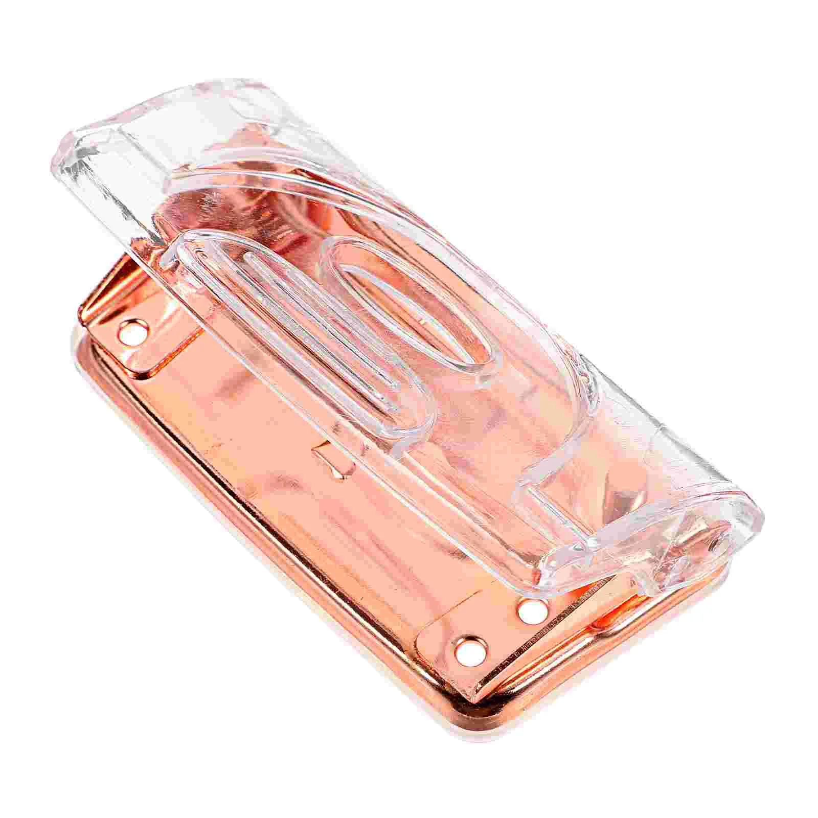 

Staple Office Supplies Portable Hole Puncher Household Paper Card Stationery Aluminum Alloy Multi-function