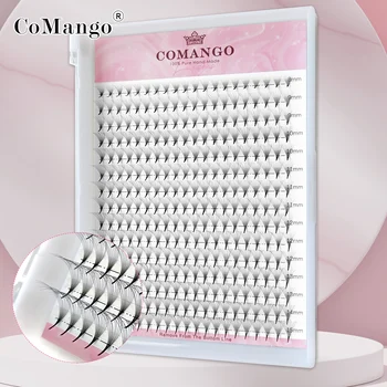 CoMango Wispy Pointy Base Premade Russian Volume Fans 3D 6D 10D 12D 14D 16D Lashes Extension 300 Fans False Mink Eyelashes 1