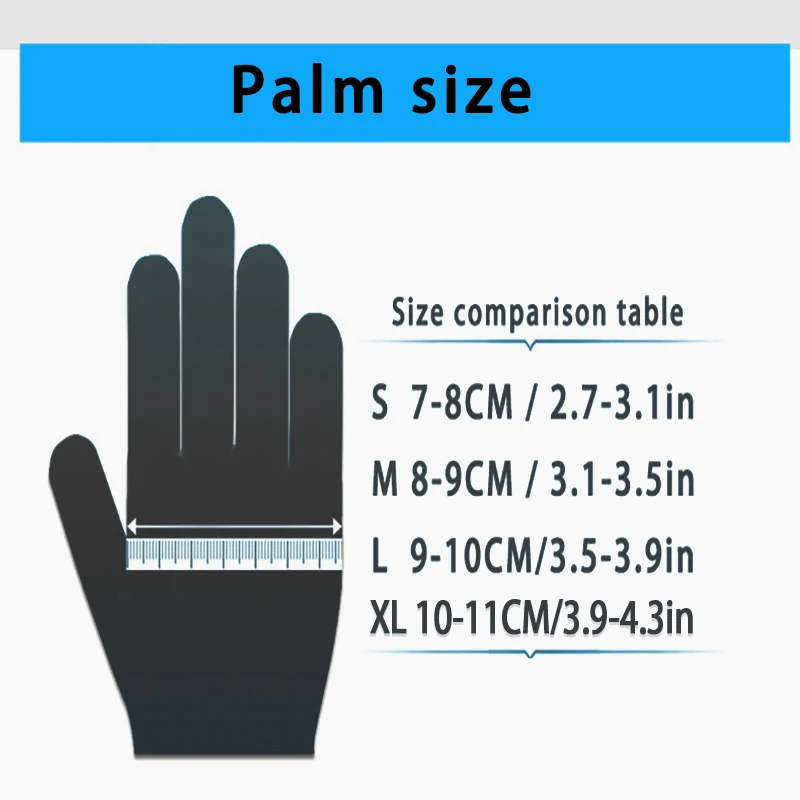 Disposable Nitrile Gloves 50/100/200/400/1000pcs disposable nitrile gloves suitable for kitchen tattoo beauty pet care and food cleaning tools