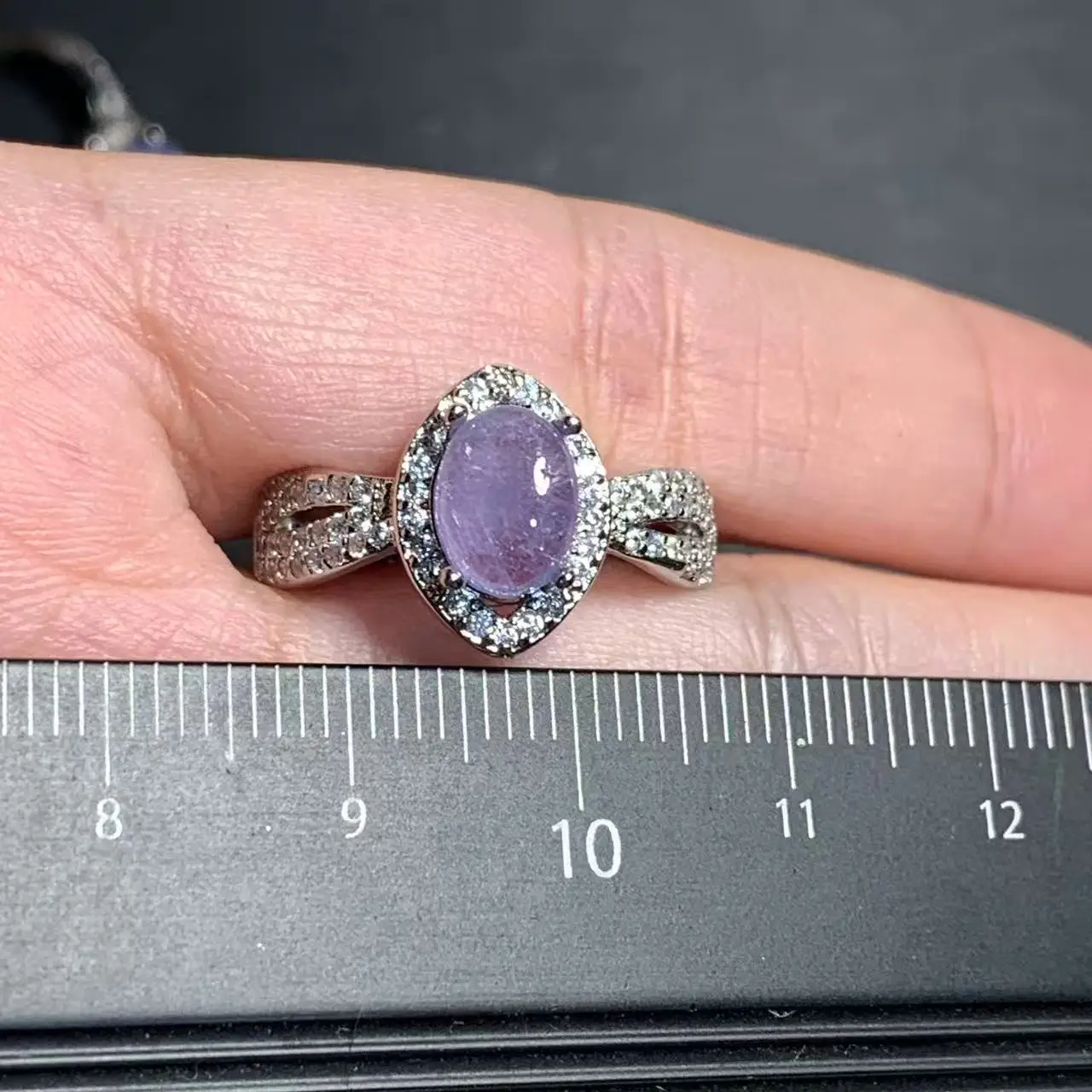 LUXUTY  Natural Tanzanite Ring Female Ring Jewelry for Women Gift Wholesale High Quality Vintage Fine