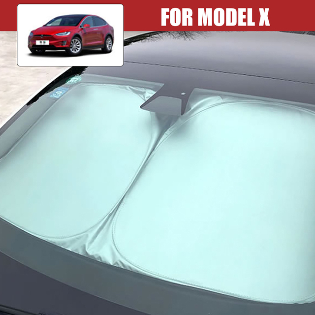 Windshield Sun Shade Covers Visors Auto Front Window Sunscreen Parasol For Tesla Model 3 Y X Sunshade Accessories