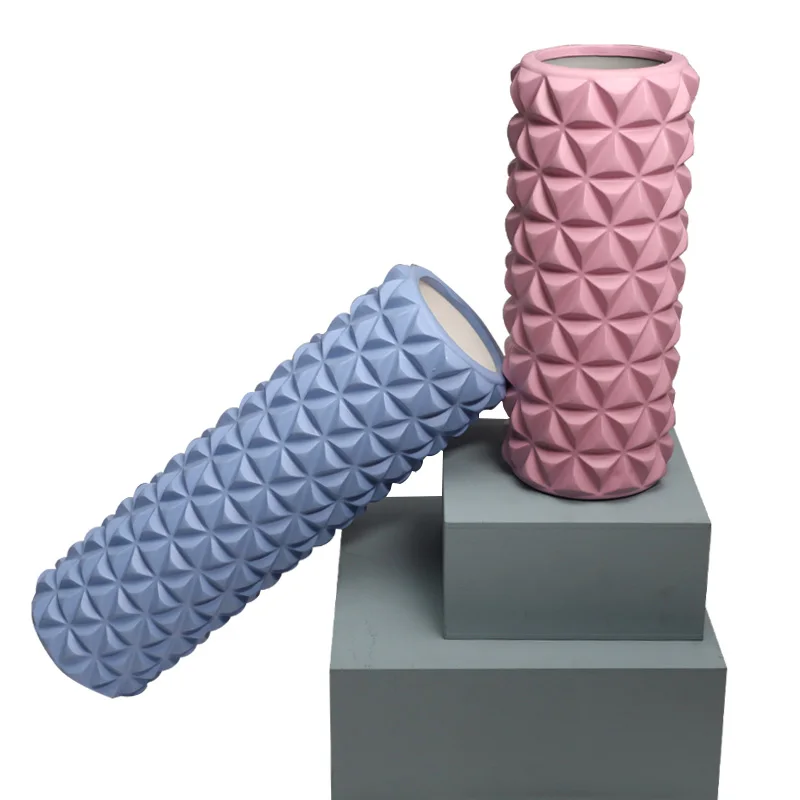 

New 45*14cm Diamond Roller Mace Massage Fascia Muscle Relaxation Yoga Column Leg Equipment Mace