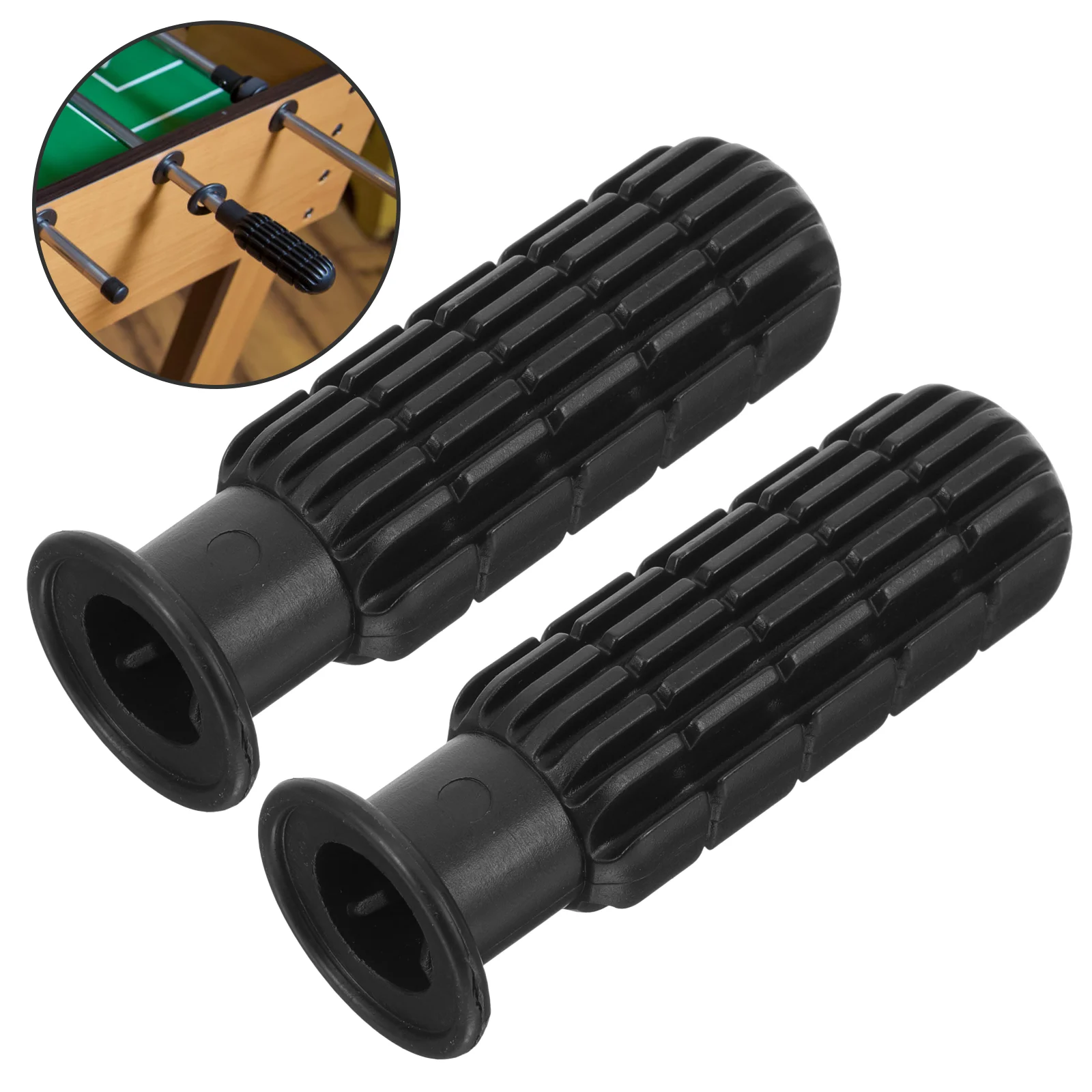 Foosball Handle Replacement Table Football Game Grips Plastic Soccer Machine Parts Accessories Supplies Foosball Table
