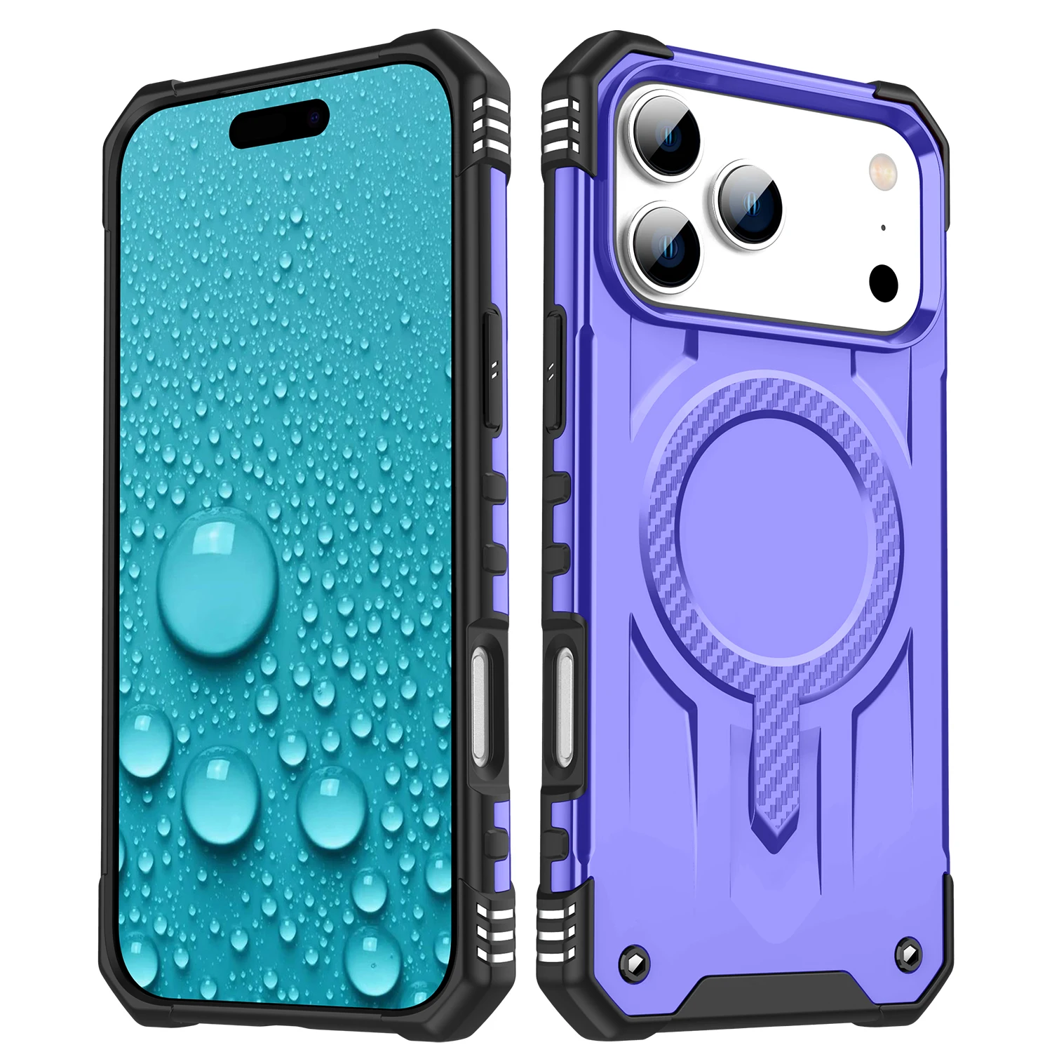 Shockproof Magnetic Armour Case - Heavy Duty Rugged Cover with Magsafe Compatibility