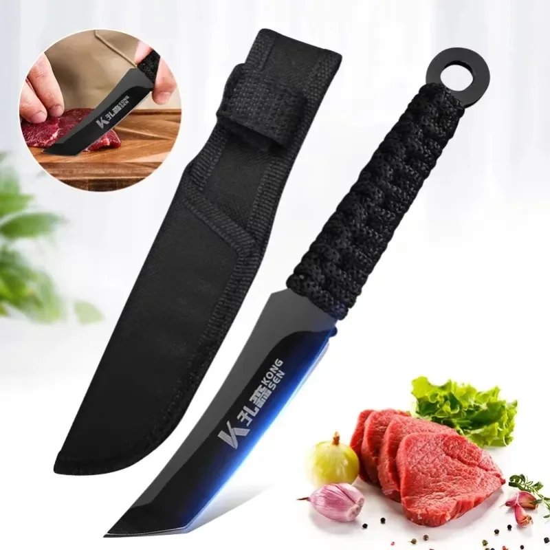 Hand Forged Blade Barbecue Boning Knife Cleaver Meat Chop Vegetable Slicing Fruit Fish Filleting Knife Kitchen Knives Chef Knife