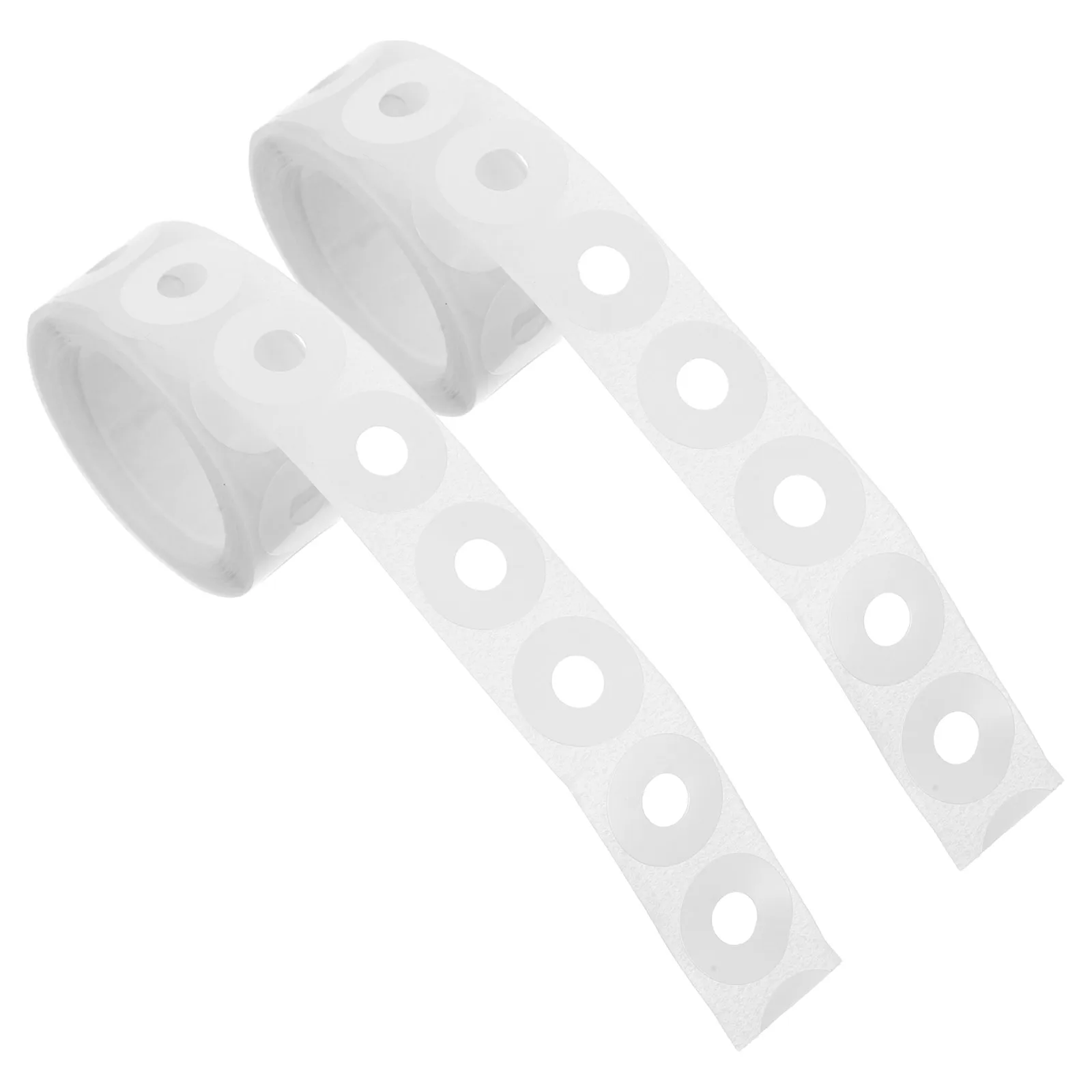 500pcs Self Adhesive Hole Reinforcement Labels White Waterproof PVC Page Protector Stickers for Repairing Strengthening Punched