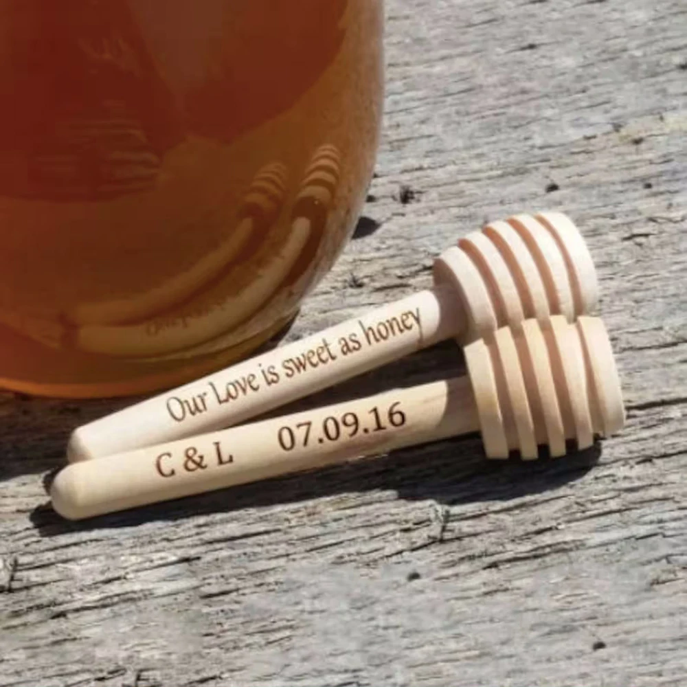 Palitos De Madera Para Miel PRETYZOOM | Diseño Elegante, Multifunción, Para Mermelada, Café, Vino Y Más
