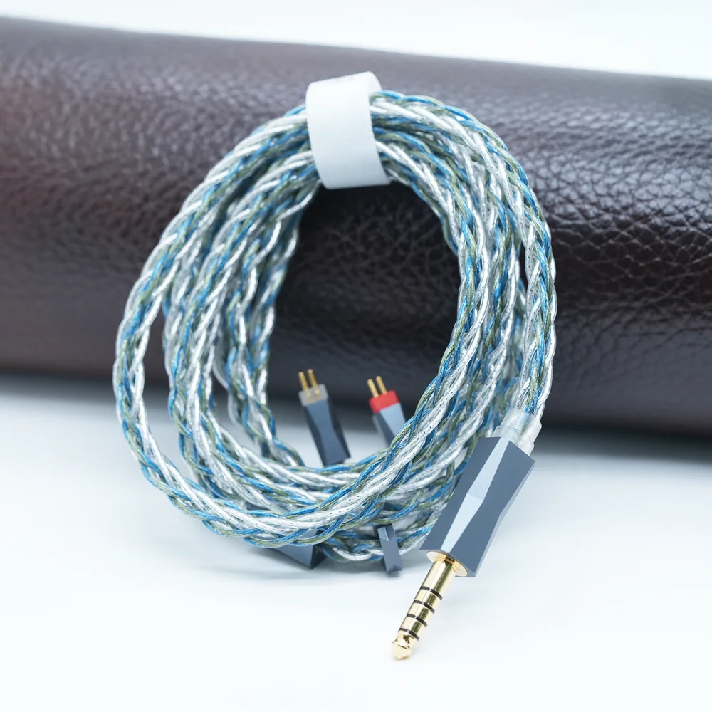 XINHS Y12 8-Core Palladium Silver Plated Copper Jade Green