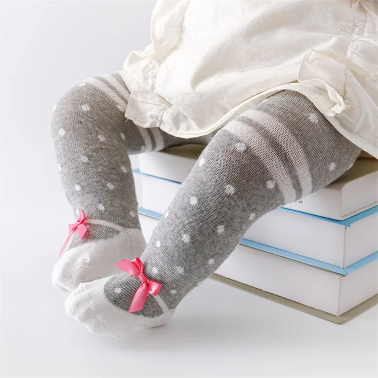 Neugeborene Baby Mädchen Strumpfhosen Gestrickte Strümpfe für Mädchen Casual Kleinkind Strumpfhosen Frühling Baumwolle Druck Säuglings Strumpfhosen Für Mädchen 0-12M – Detail 9