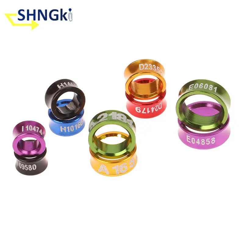 Bird Foot Rings Bird Leg Rings Bird Rings 10Pcs Outdoor Bird Flying Training Ring 4/5/6/7/8mm