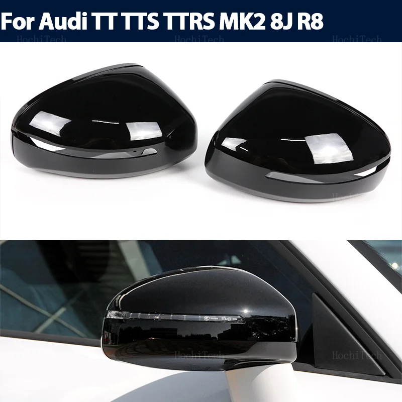 Specchietti Retrovisori Esterni Laterali Per Audi Tt Tts Tt Rs 8J Mk2 07-14, R8 42 07-15 Copertura Dello Specchio In Fibra Di Carbonio Di Stile Di Ric
