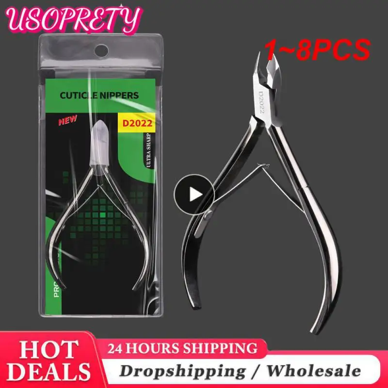 

1~8PCS cuticle scissors professional Ingrown Cuticle Scissor Care Tool