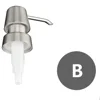 Liquid Lotion Dispenser Pump Head Soap Dispenser Press Head Stainless Steel For Shampoo Soap Cosmetics Lotion 25MM 6
