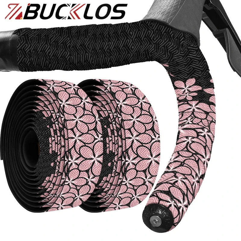 BUCKLOS Rennrad-Lenkerband, weich, bequem, PU, EVA, Radfahren, Lenkerwickel, Stoßdämpfung, Rennrad-Lenkerbänder
