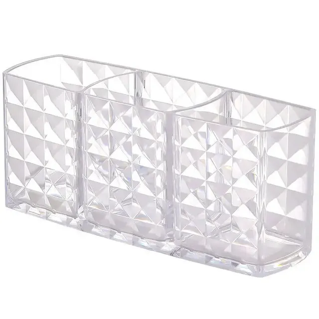 1/2-Pack Diamond Pattern Cosmetic Organizer Box 6