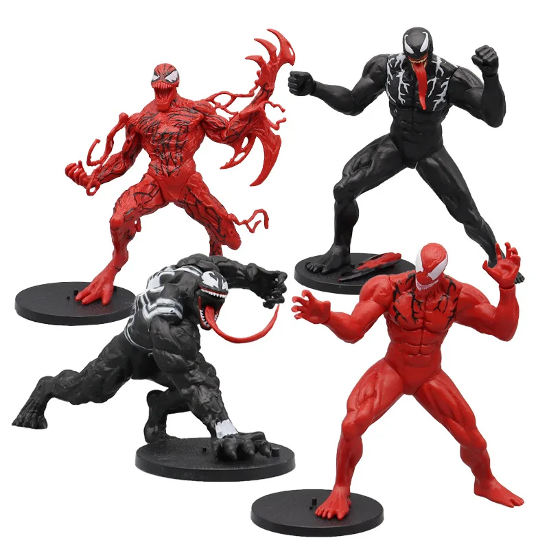 4pcs/set New Marvel Legends Series Spider-man Venom Carnage Action Figure  Spider Man Venom Collection Model Toy For Gifts - Action Figures -  AliExpress